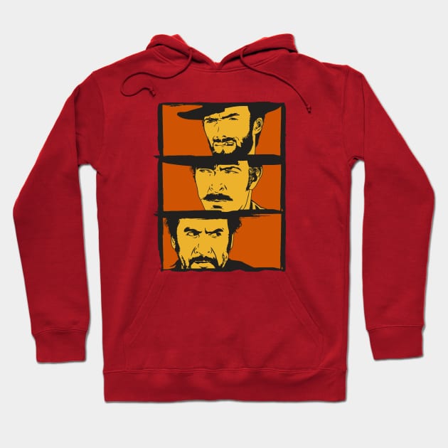 The Good,the Bad and the Ugly art Hoodie by buby87